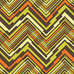 Multicolor Variegated Textured Chevron Pattern