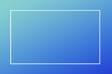 Purple and blue gradient background with white frame. illustration.