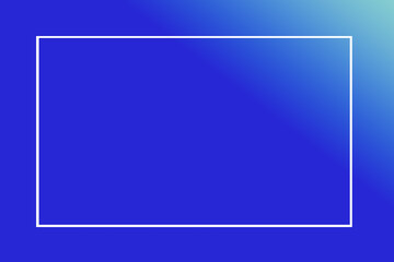 Obraz premium Purple and blue gradient background with white frame. illustration.