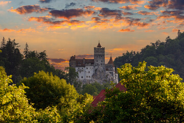 The Bran Castle of Dracula in Romania