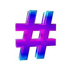 Obraz premium 3D rendered Alphabet numerical symbol