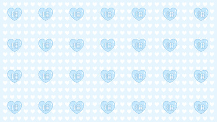 ピクセルアートの推し活！ハートパターン★