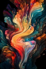 Abstract colorful background, generative IA