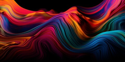 Obraz premium Abstract colorful background, generative IA