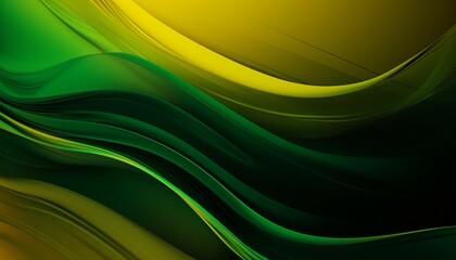 Abstract green and yellow background, Generative IA