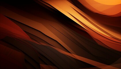 Abstract Orange and brown background, Generative IA