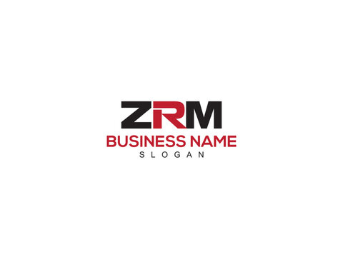 ZRM, z r m, zr, zrm Logo Letter Vector Art For Apparel Shop