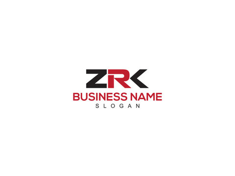 ZRK, z r k, zr, zrk Logo Letter Vector Art For Apparel Shop