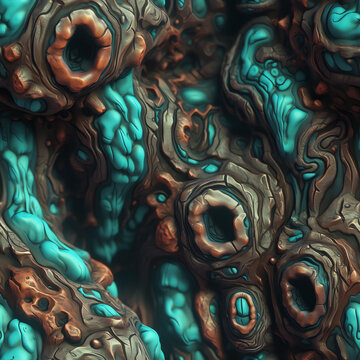 Seamless alien skin texture	. Monster skin seamless pattern.
