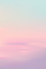 Obraz premium Sunset Sky background.Sunrise with soft Pink and Green with blur pastel colour gradient cloud on sea beach in Evening,Vertical Nature of Romantic Sky Sunlight for Spring,Summer Mobile Phone Wallpaper