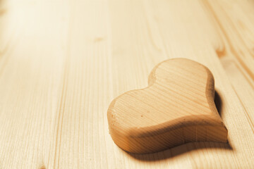 heart shaped object made by a woodworker craftsman