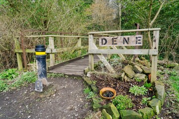 Footbridge Crossing The Ouseburn The