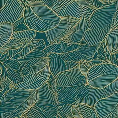 Sprout organize, philodendron plant with brilliant divide takes off with monstera plants line craftsmanship. Seamless pattern, AI Generated