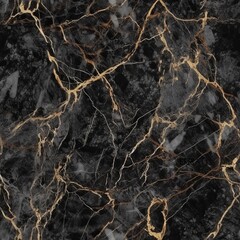 Forlorn marble surface foundation, common marble with brown wavy veins. Seamless pattern, AI Generated