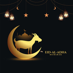 eid al adha mubarak islamic festival colorful luxury Islamic background with decorative ornament, eid Mubarak social media post design.
