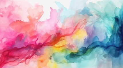 Fototapeta na wymiar abstract watercolor background, generative AI