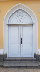 old wooden door