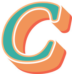 Alphabet Letters, Numbers, and Symbol Illustration