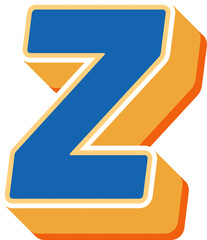 3d Alphabet Letters, Numbers, and Symbol Illustration