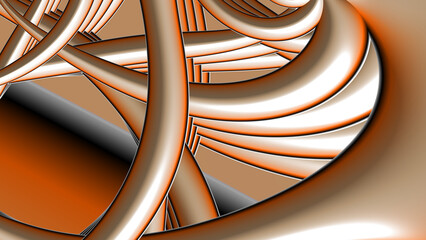 Fractal artwork, unique abstract design with colorful spirals. customized and special fractals. 