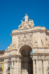 Fototapeta na wymiar Arco De La Rua Augusta, Lisboa, Portugal