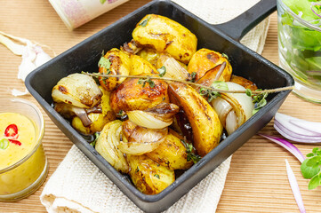 kartoffel gebacken im ofen balsamico 