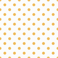 Seamless pattern with Golden Sand color Polka dot. Dotted background.