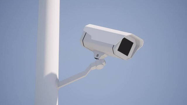 Surveillance Camera Watching - 4K Animation