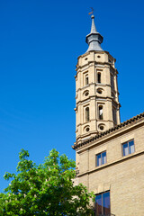 Fototapeta na wymiar The Church of St. John of Panetes in Zaragoza