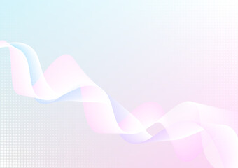 Wavy pastel cover background graphic