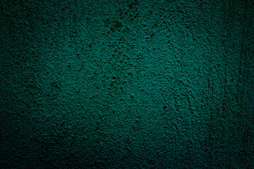 Green concrete wall texture background. Copy space for text.