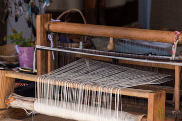 Ancient weaving loom