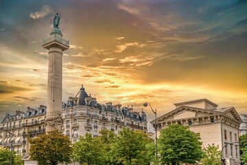Fototapeta premium Paris, place de la Nation 