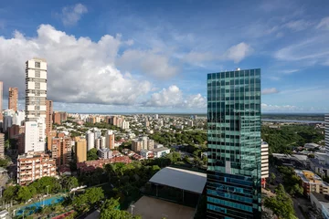 Foto op Canvas Panoramic view of the city of Barranquilla Colombia © Daniel Escobar Photo