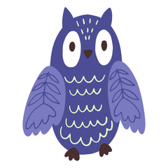Owl vector illustration.