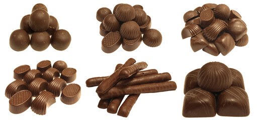 Chocolate isolated