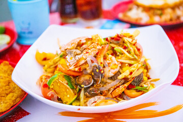 .Thai Green Papaya Salad