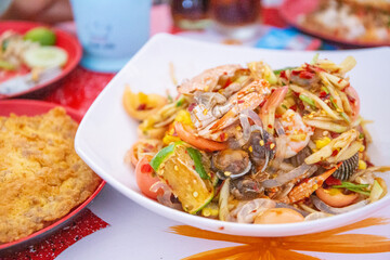 .Thai Green Papaya Salad