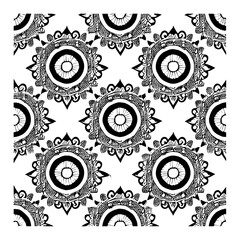 black and white seamless pattern