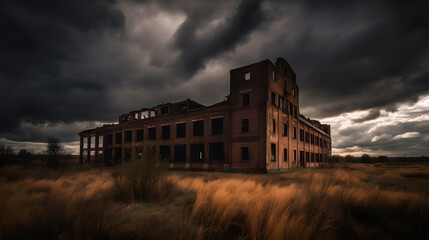 Fototapeta premium old abandoned building