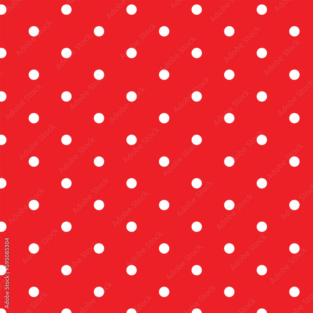 Poster abstract seamless white polka dot pattern vector.
