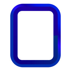 blue square button