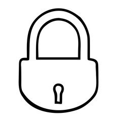 padlock icon on internet button