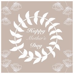 set of design elements happy Mother’s Day 