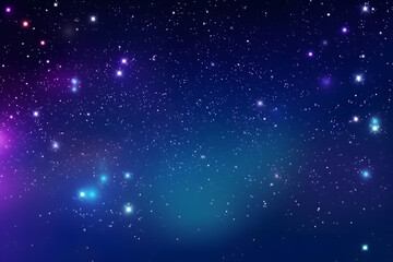 Obraz premium Star glitter sky background. Generative ai.