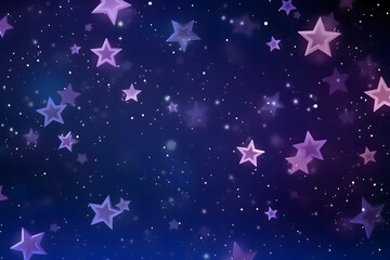 Star glitter sky background. Generative ai.