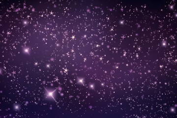 Plakat Star glitter sky background. Generative ai.