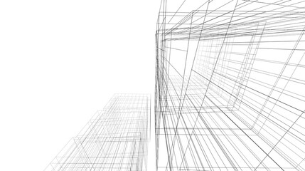Fototapeta premium abstract architectural background