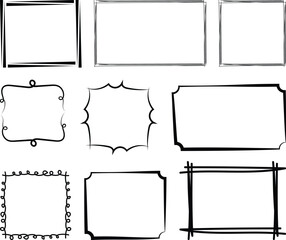  Free Hand Drawn Outline Frames