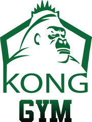 Kong Gym Logo Vector File